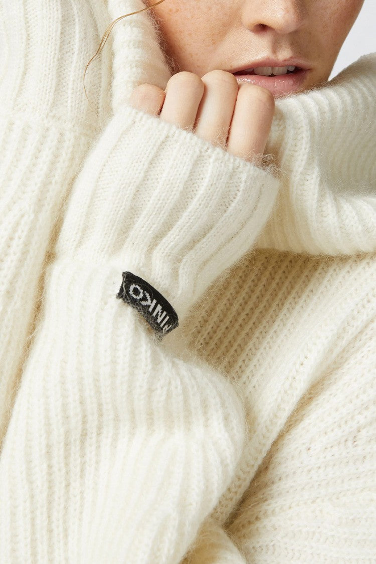 Pinko Oversized White Sweater