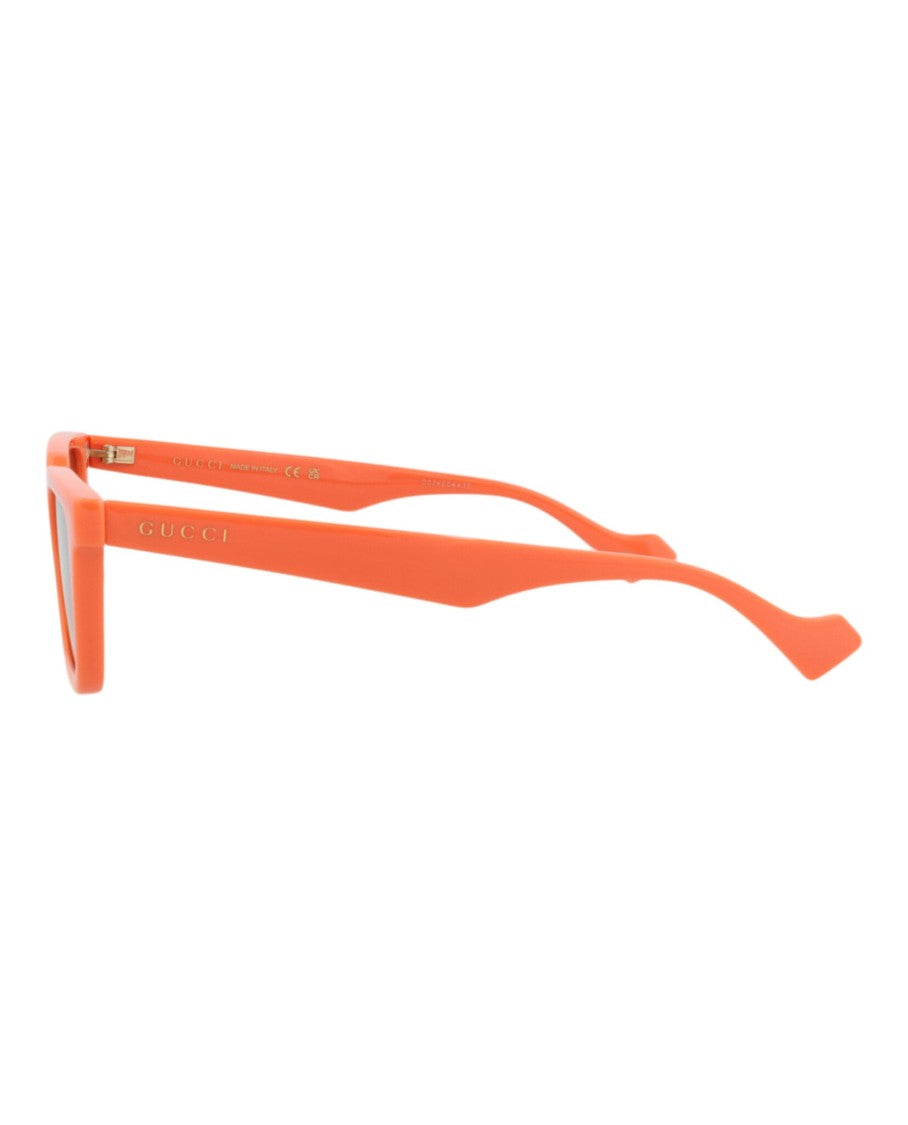 Gucci Square-Frame Injection Sunglasses With Saddle Nose Bridge