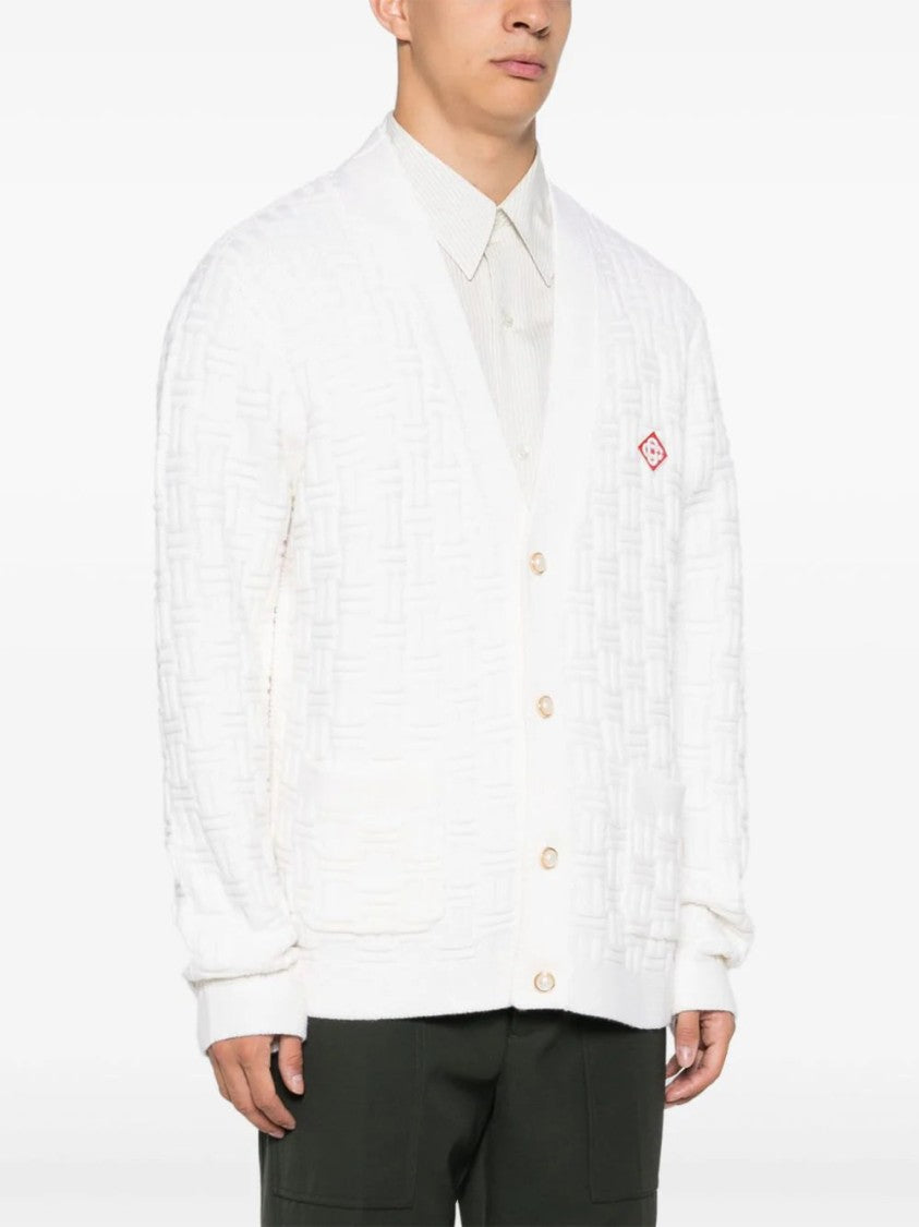 Casablanca Column Stitch Cardigan