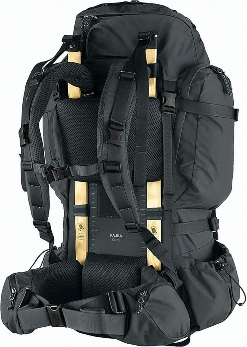 Fjallraven Kanken Large Structured Backpack With Multiple Compartments And Leather Patch Logo
