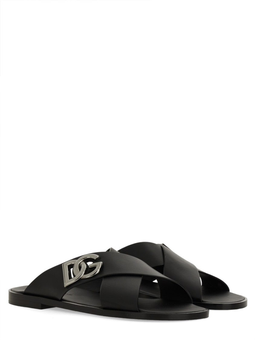 Dolce & Gabbana Leather Sandal