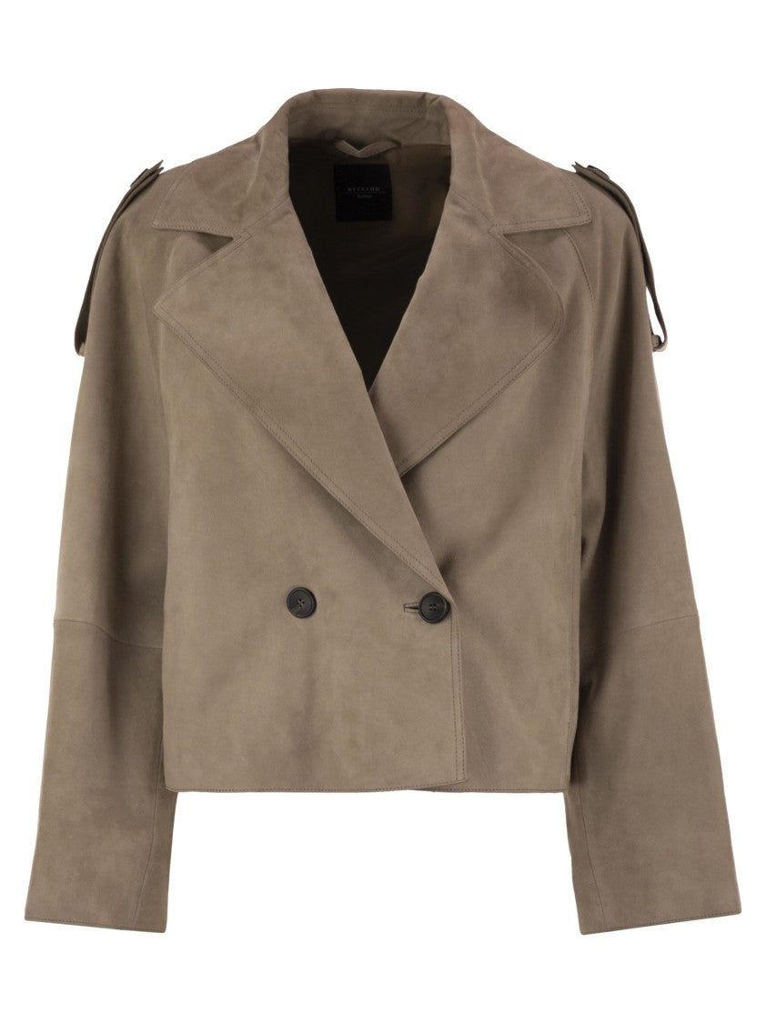 Max Mara Maga - Short Suede Trench Coat