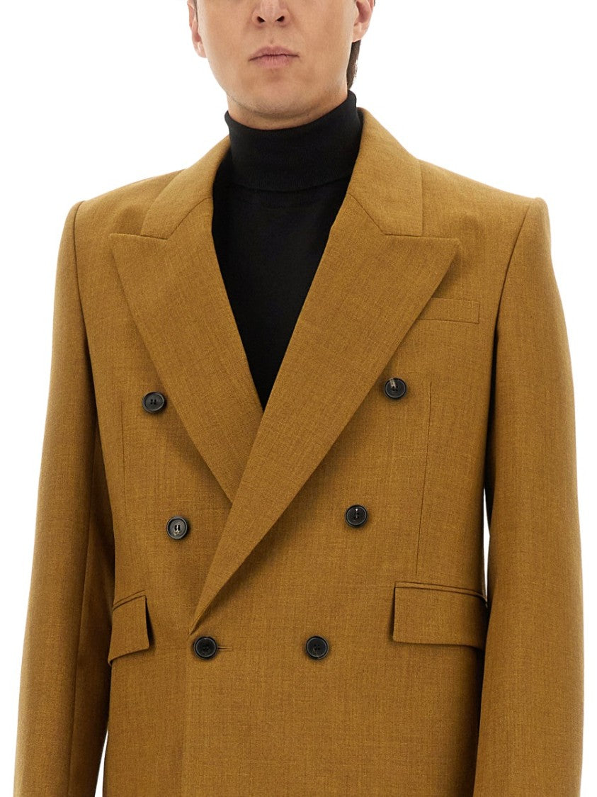 Saint Laurent Double-Breasted Wool Jacket