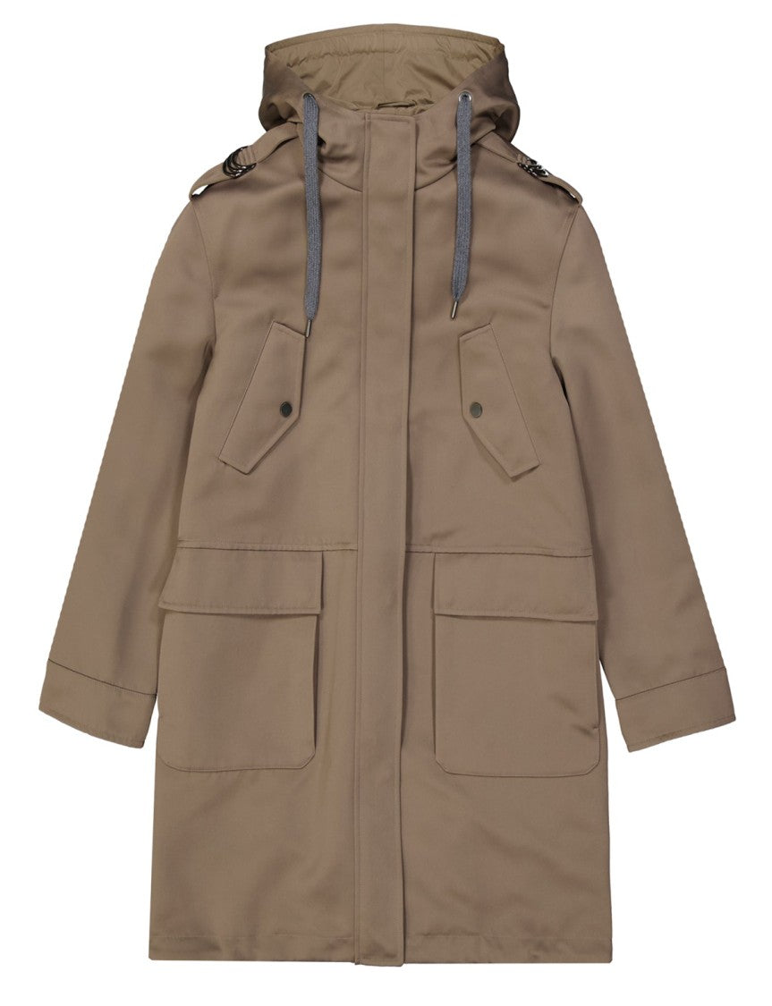 Brunello Cucinelli Blend Cotton Parka