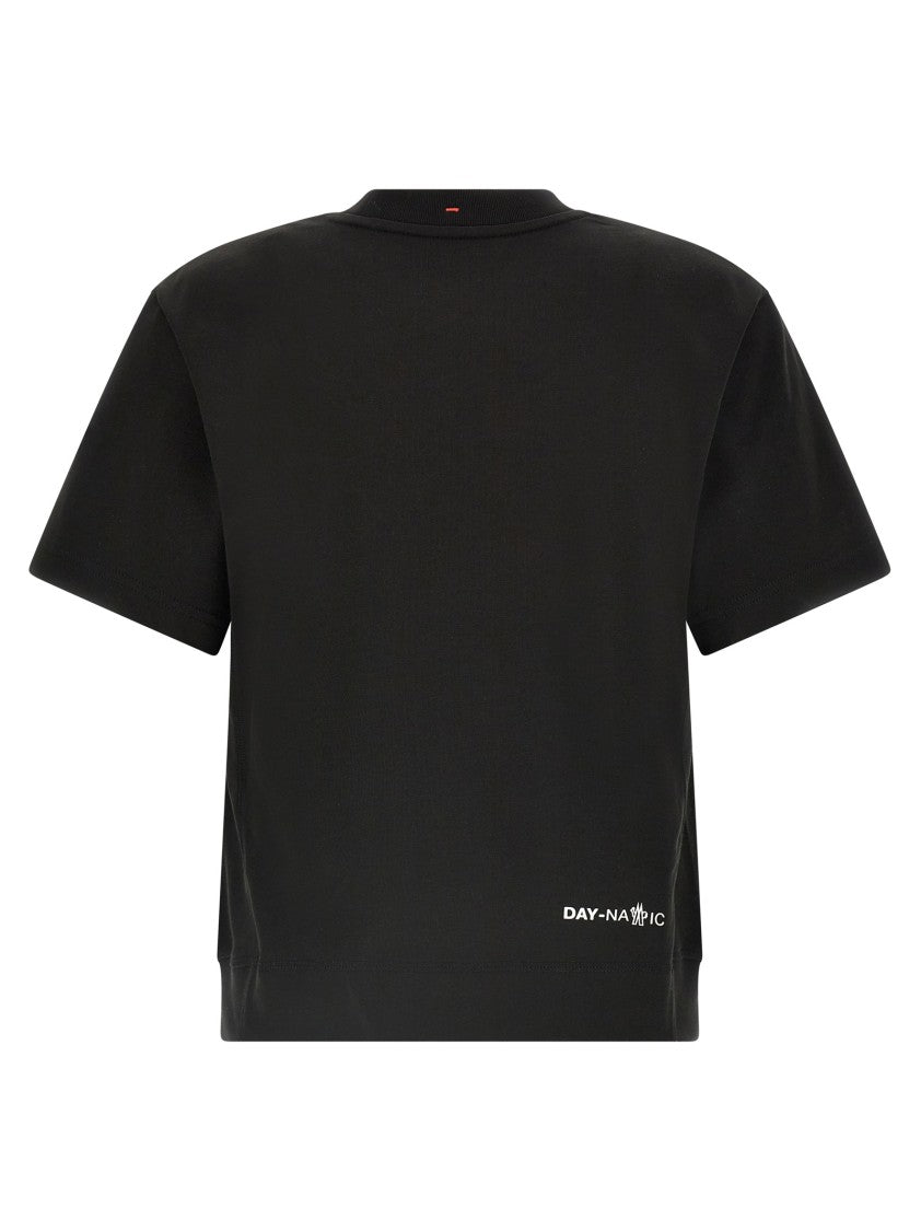 Moncler Grenoble Embossed Logo Cotton Jersey T-Shirt