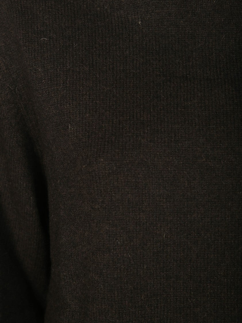 Daniele Fiesoli Long-Sleeve Turtleneck Sweater With Ribbed Knit Texture