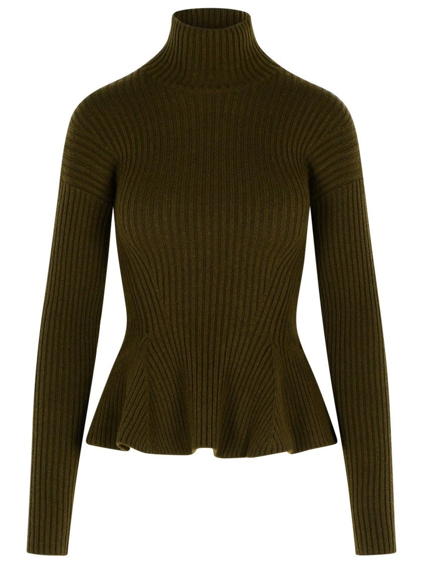 Max Mara Bolsena 1234' Peplo Turtleneck Sweater