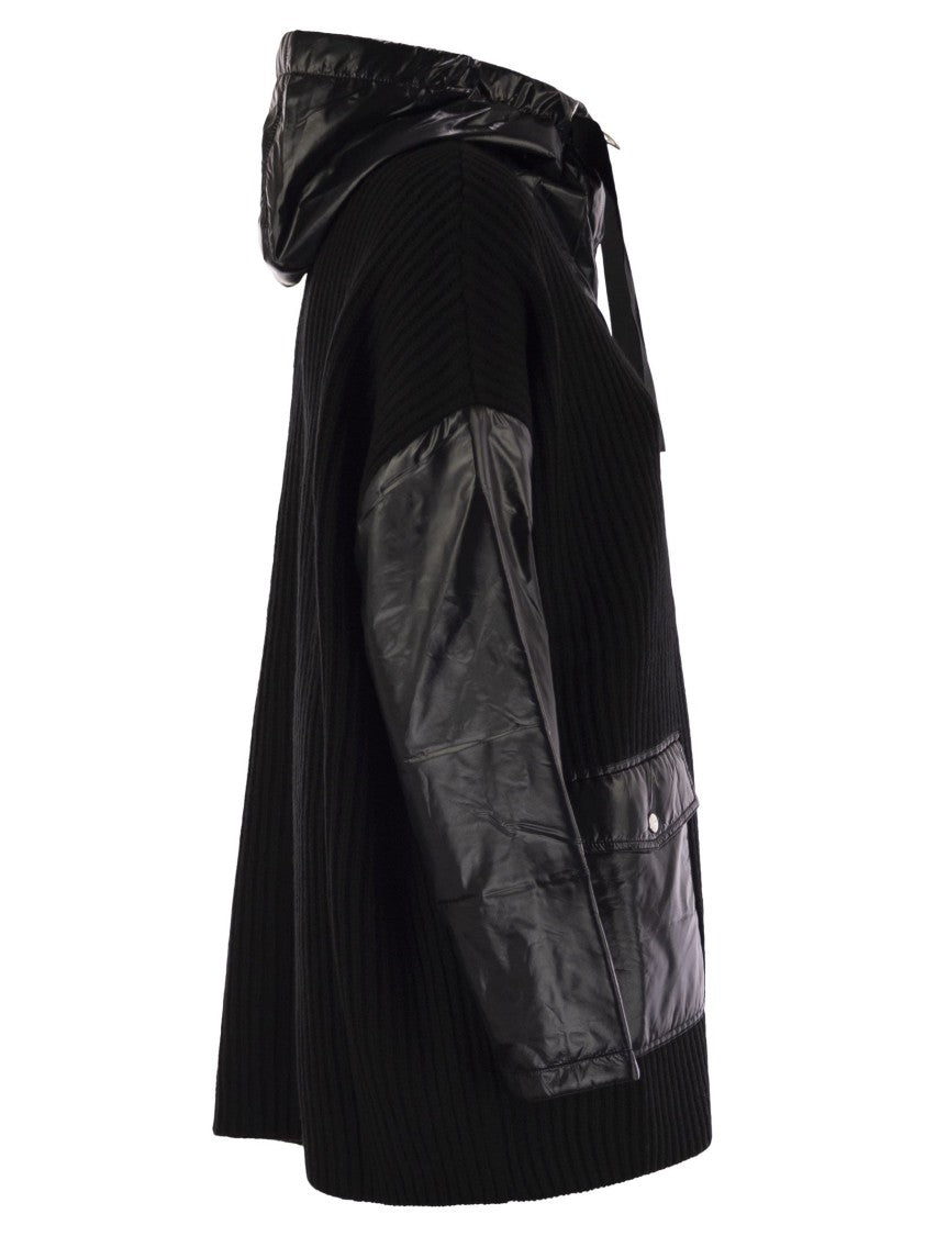 Herno Resort Jacket In Wool And Ultralight Nylon