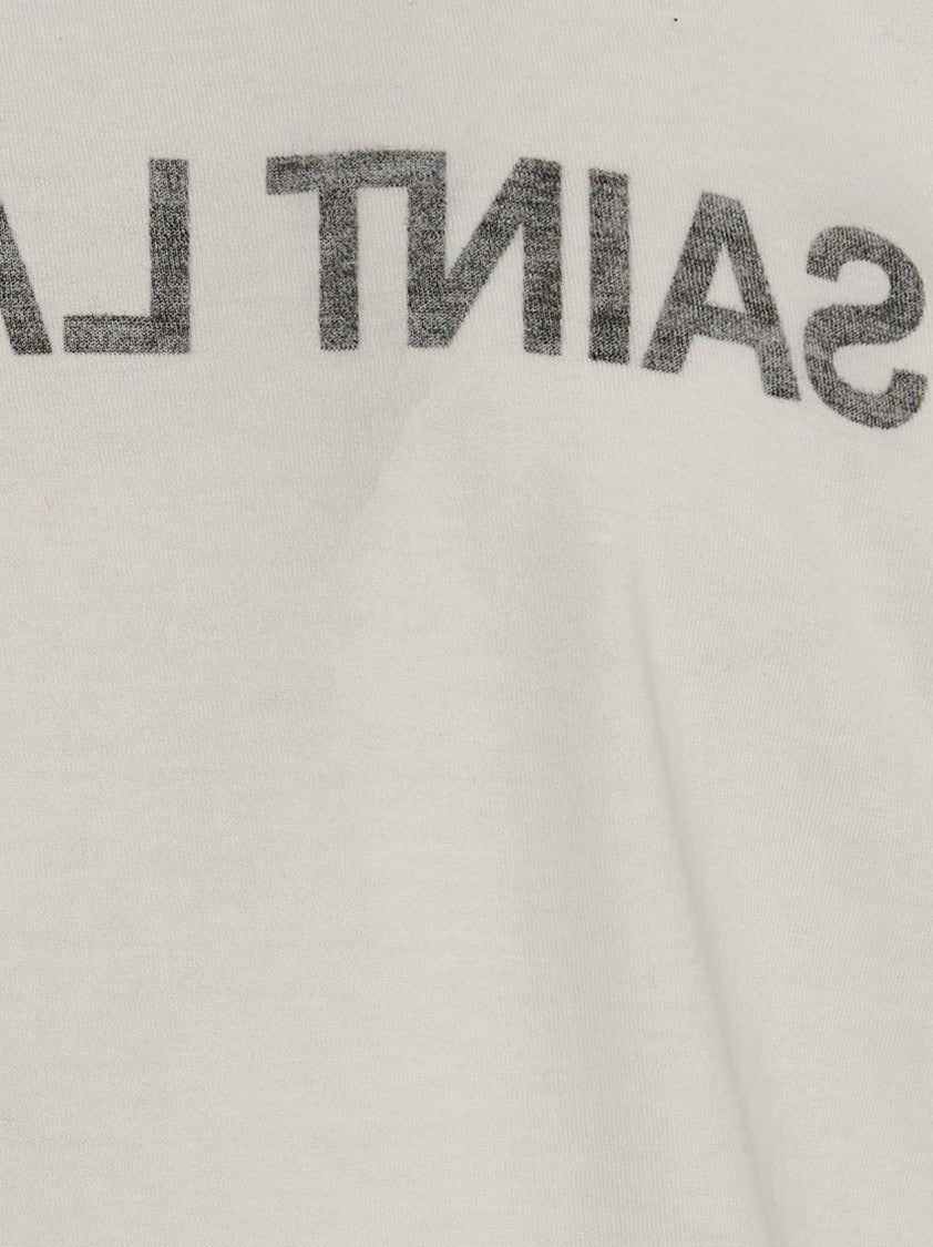 Saint Laurent Logo Print T-Shirt