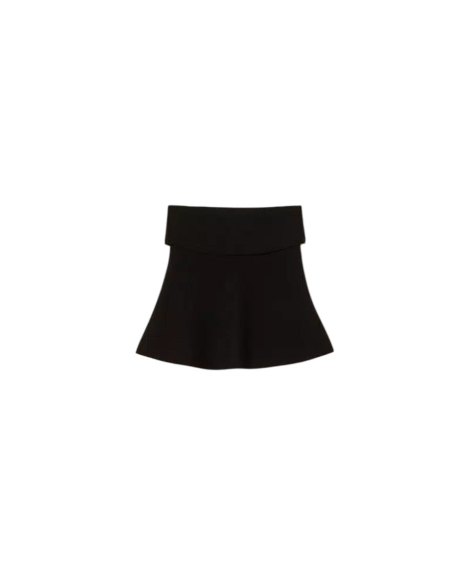 Twin-Set Stretch Viscose Knit Bustier