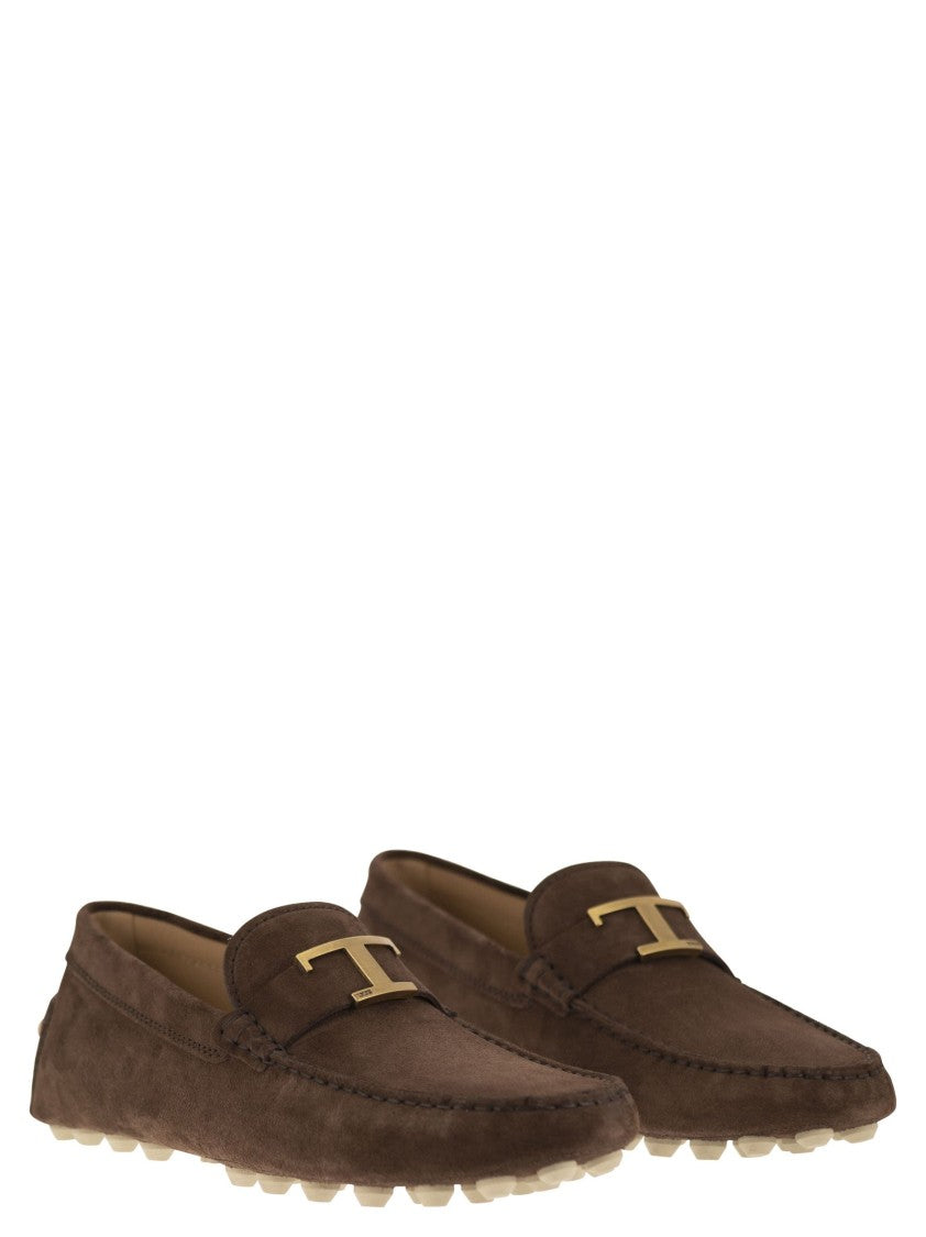 Tod's Rubber Bubble T In Suede Leather