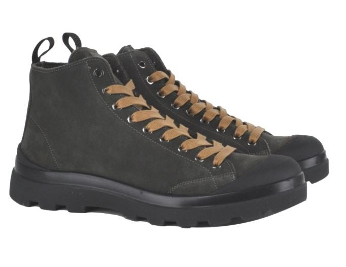 Panchic Green Leather Shoes