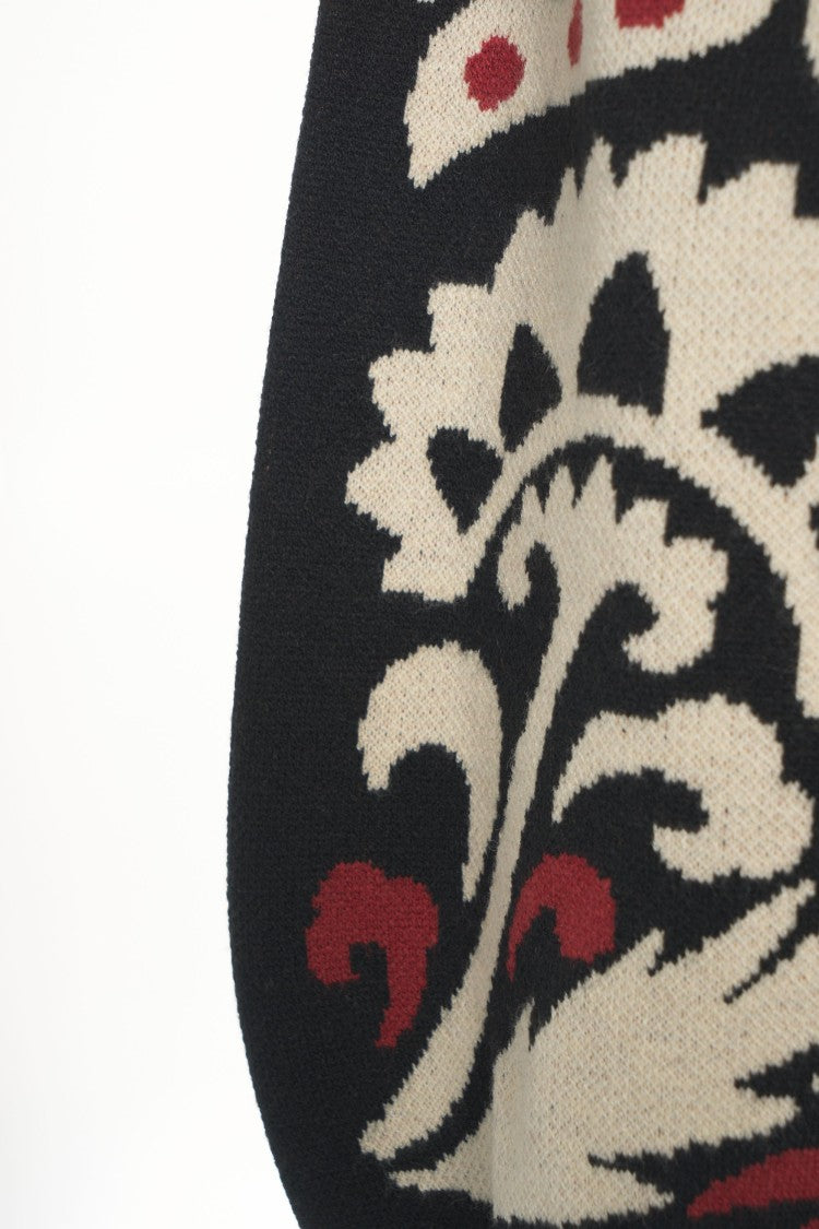 Farm Rio Patterned Knit Sweater