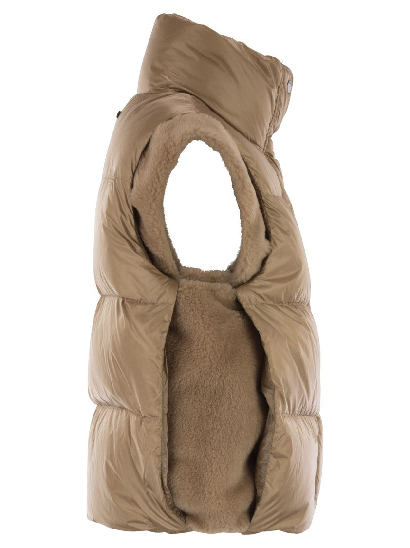 Peserico Down Vest With Wing Sleeves