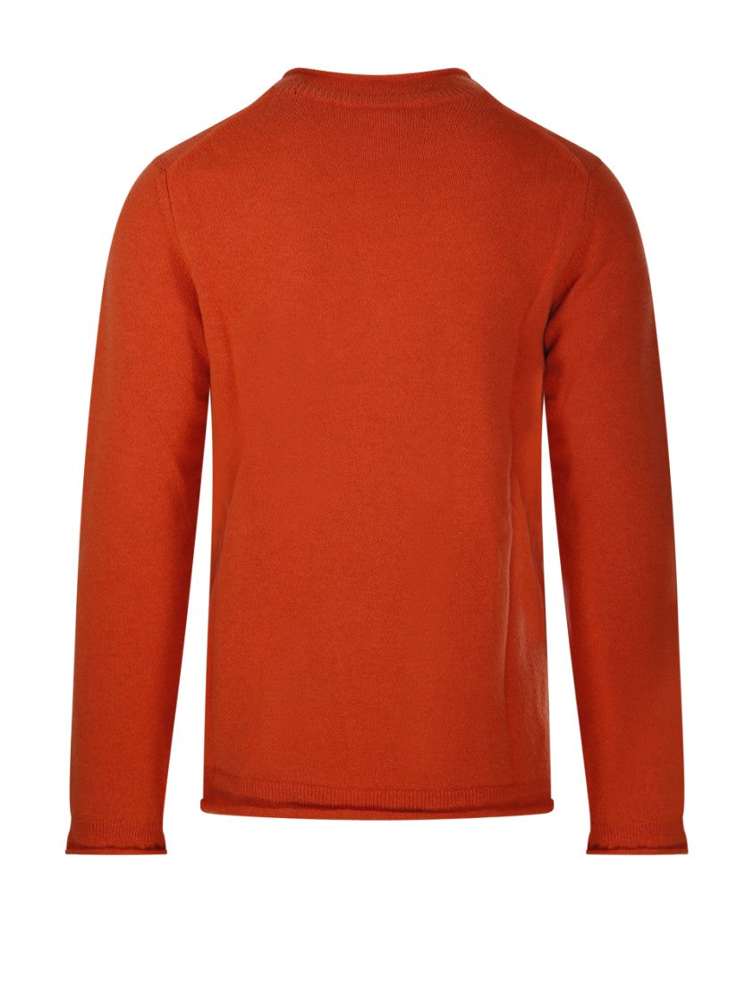 Comme Des Garçons Minimalist Long-Sleeved Wool Shirt With Ribbed Detailing