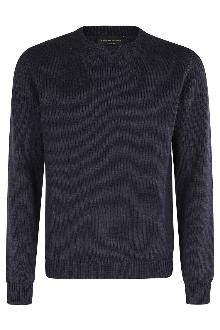 Roberto Collina Crew Neck Merino Wool Sweater