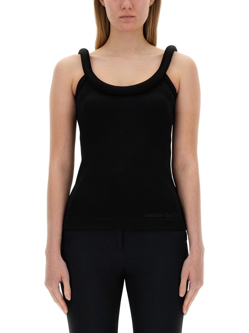 Alexander Mcqueen Tops With Logo
