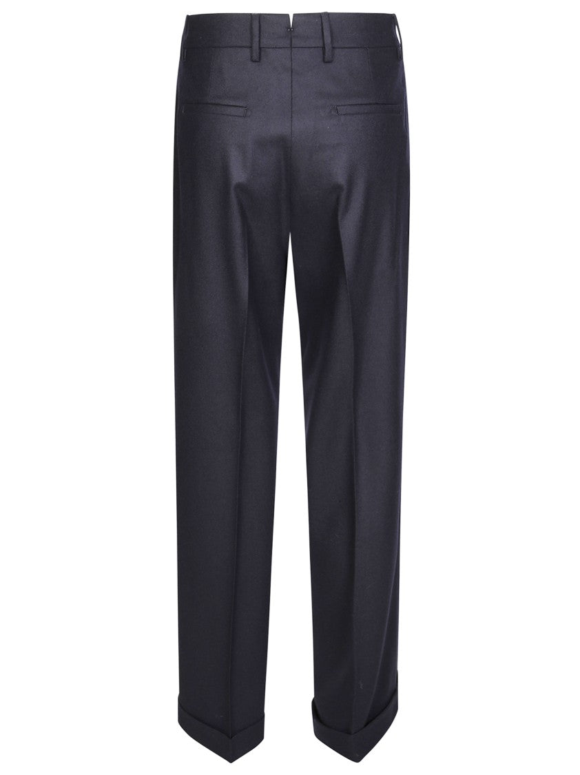 Berwich Palazzo Pinces Flanella Pants