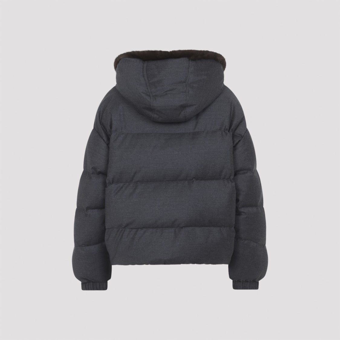 Yves Salomon Quilted Padded Jacket With Mink-Fur Lined Hood