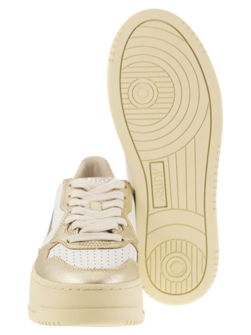 Autry Medalist Platform - Leather Trainers