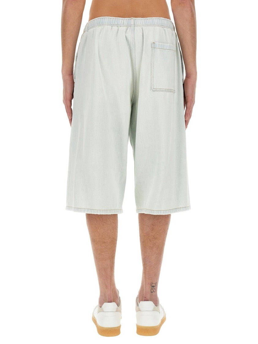 Mm6 By Maison Margiela Denim Bermuda Shorts