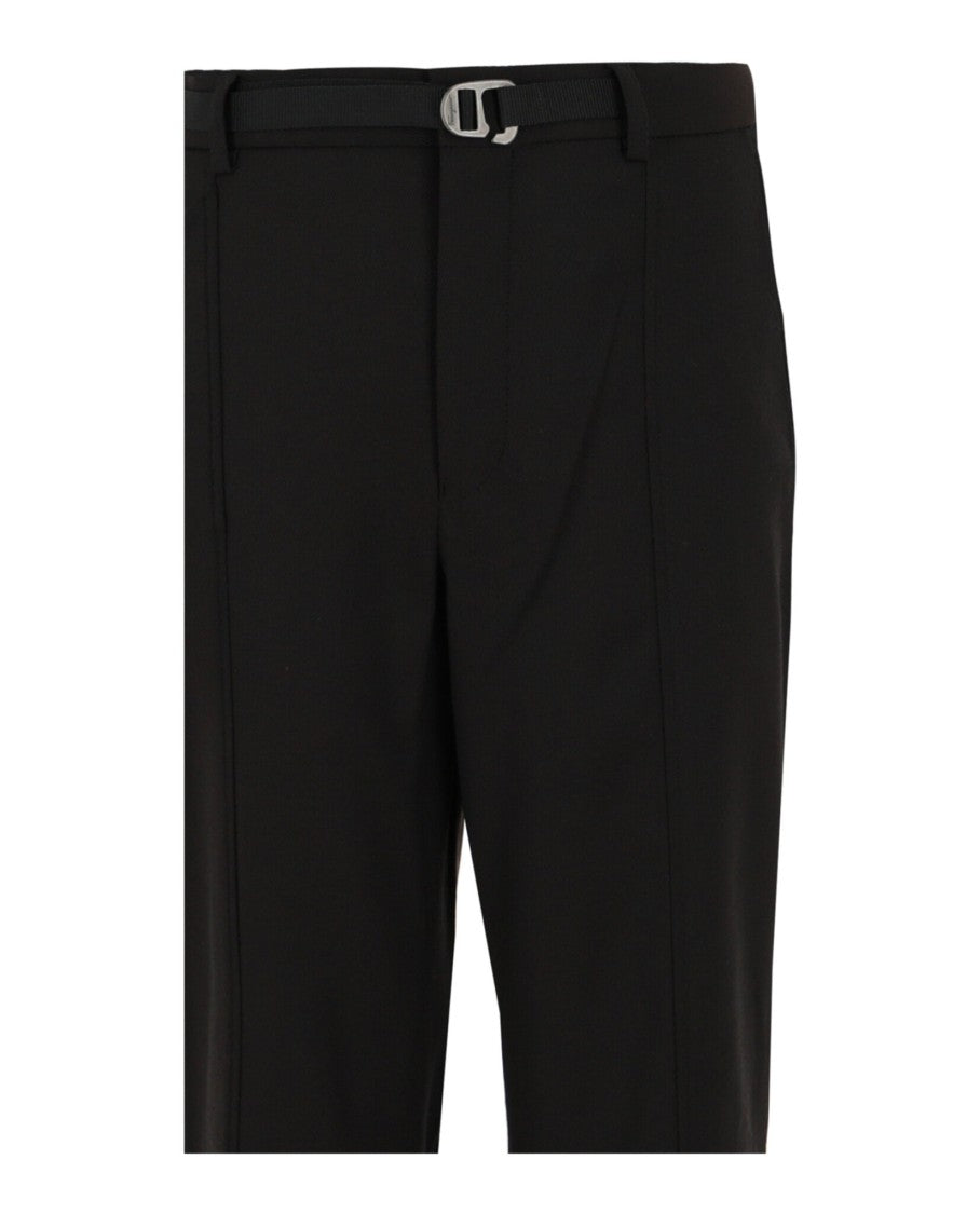 Ferragamo Swan-Hook Belted Pants