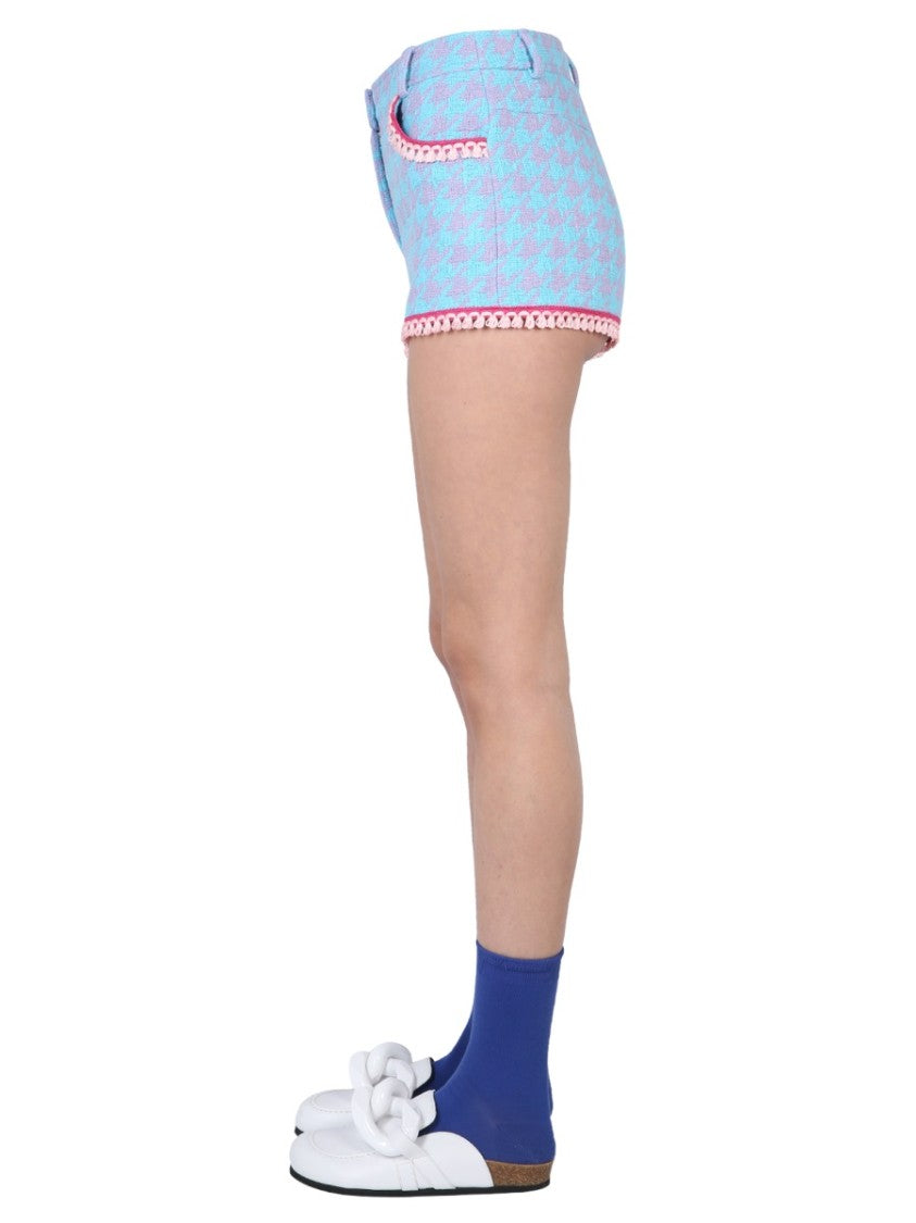 Moschino Houndstooth Shorts
