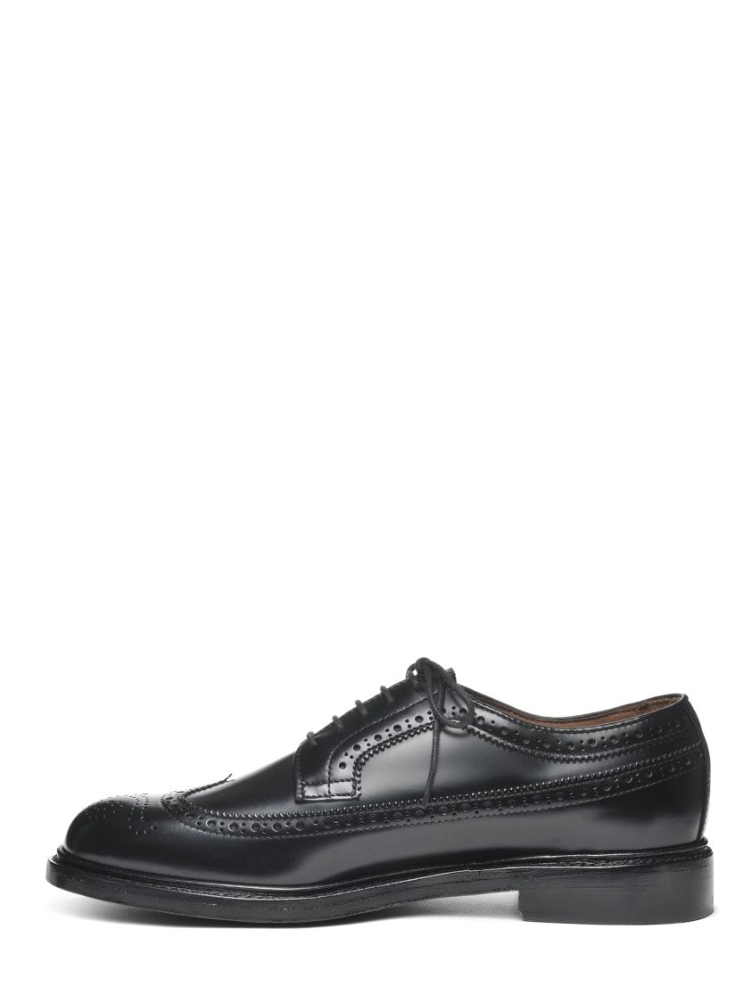 Sebago Black Leather Lace-Up Shoes