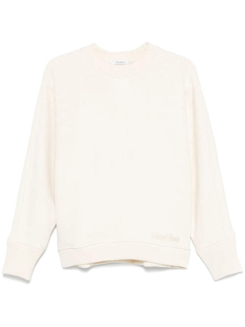 Max Mara Relaxed-Fit Sweatshirt With Classic Crew Neckline