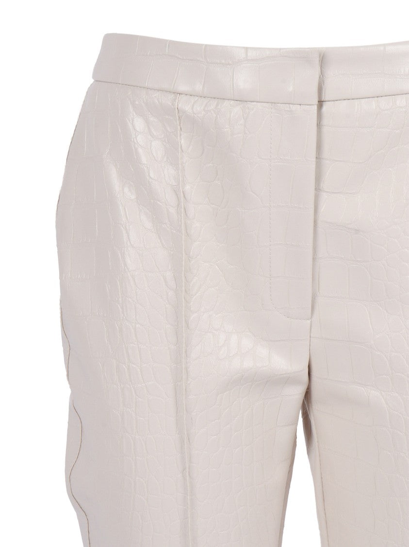 Elisabetta Franchi High Waist Straight-Leg Pants