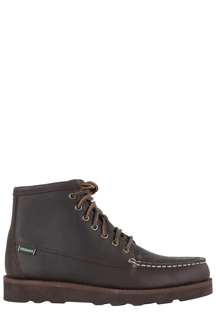 Sebago Mid-Height Crazy Horse Leather Shoes