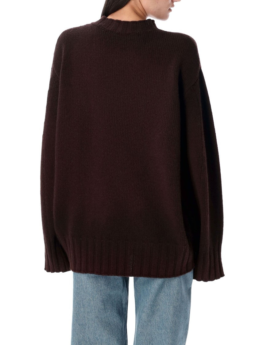 The Attico Relaxed Fit Cropped Sweater