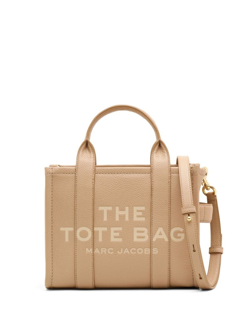 Marc Jacobs Textured Leather Tote Bag With Embossed Branding