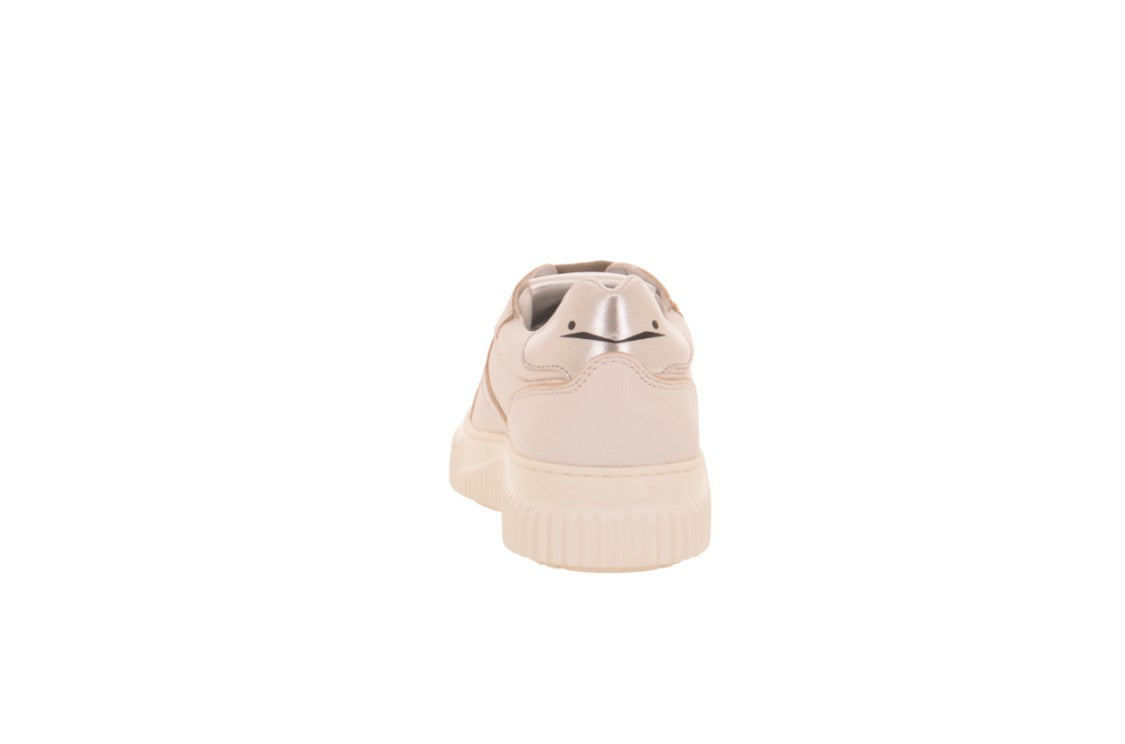 Voile Blanche Soft Calfskin Sneakers With Personalized Patch