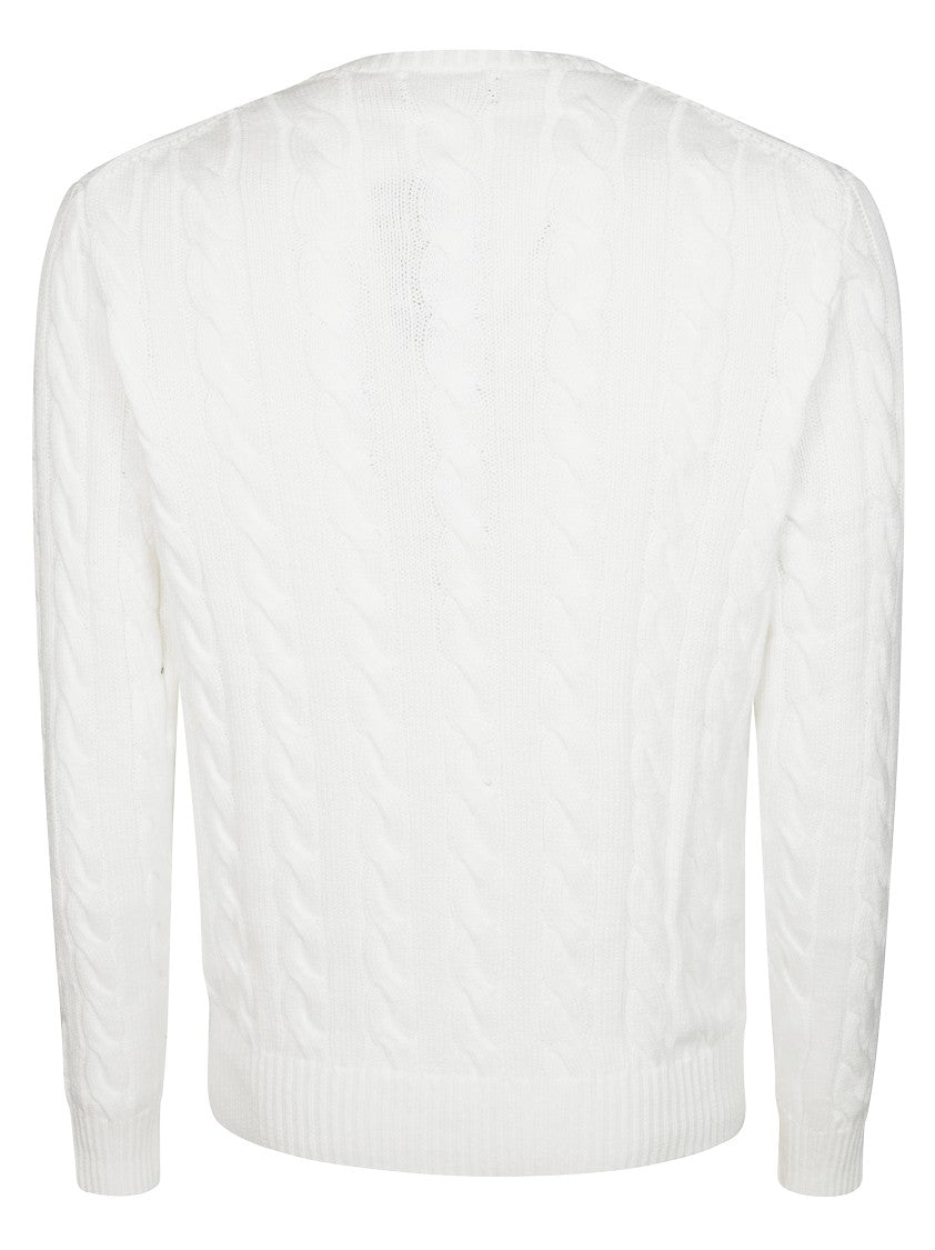 Polo Ralph Lauren Cable-Knit Sweater With Round Neckline