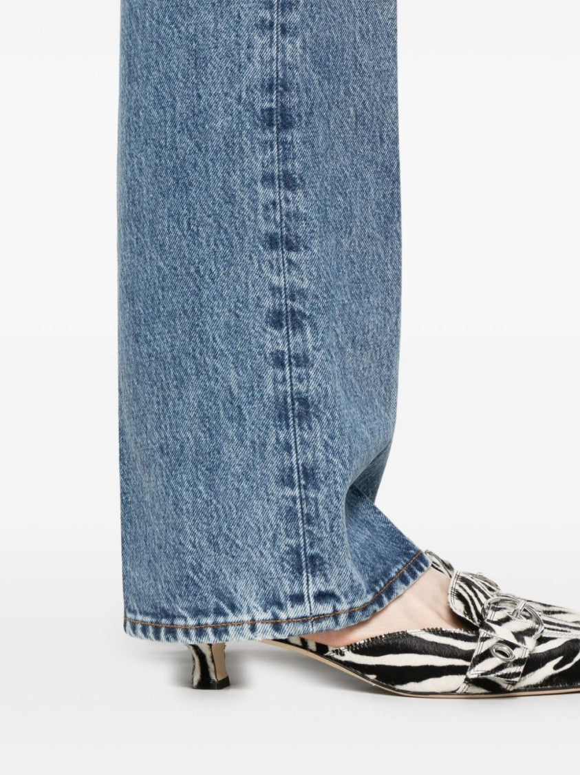 Frame Blue Wash The Vertical Jeans