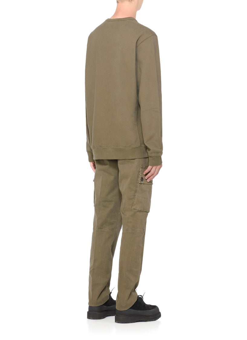 Stone Island Stone Island Green Cotton Sweatshirt