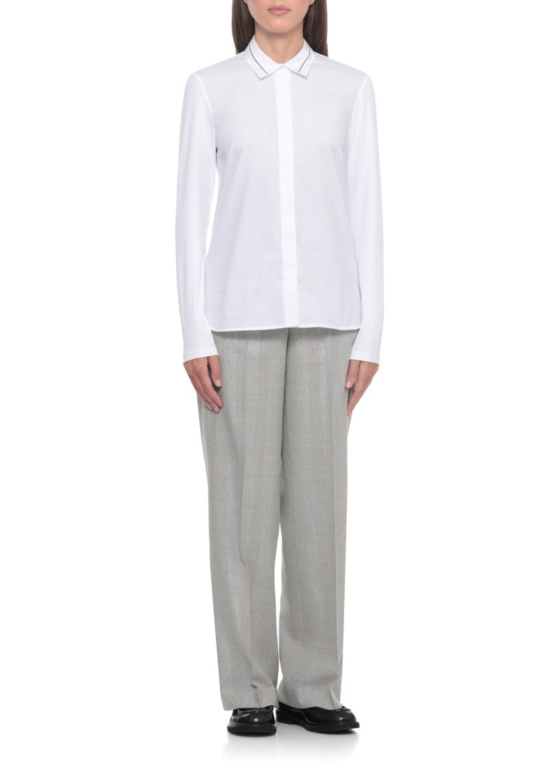 Peserico White Cotton Shirt