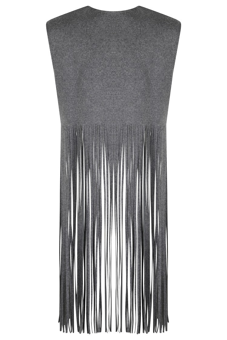 Tela Fringe Detail Canvas Top