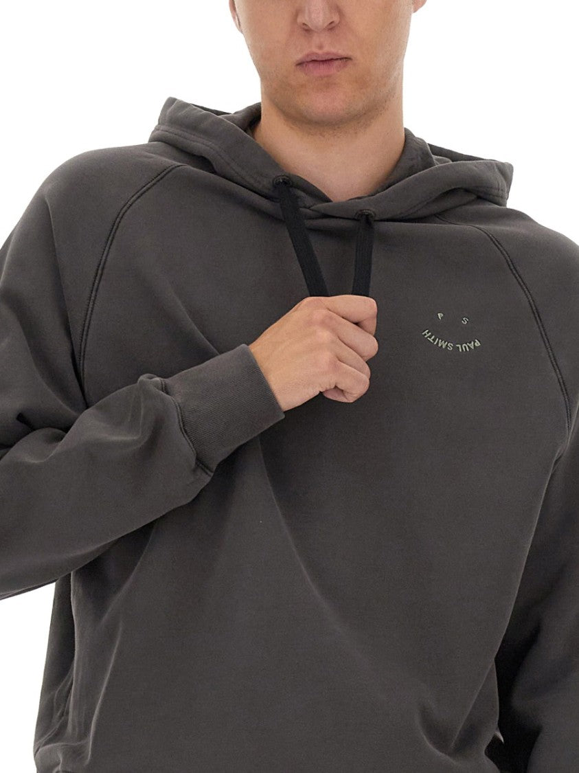 Ps Paul Smith Grey Organic Cotton Sweatshirt