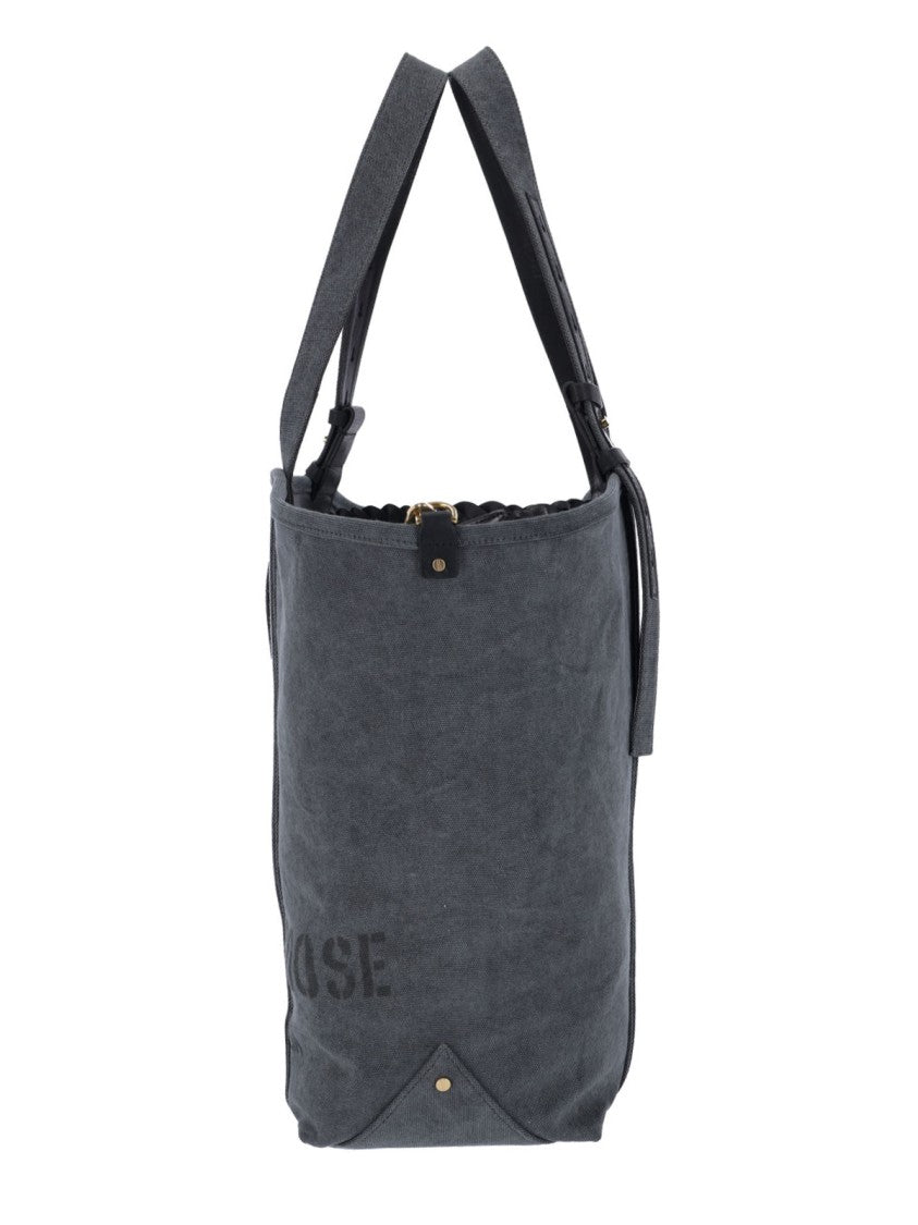 Golden Goose Tote Bag With Braided Leather Strap