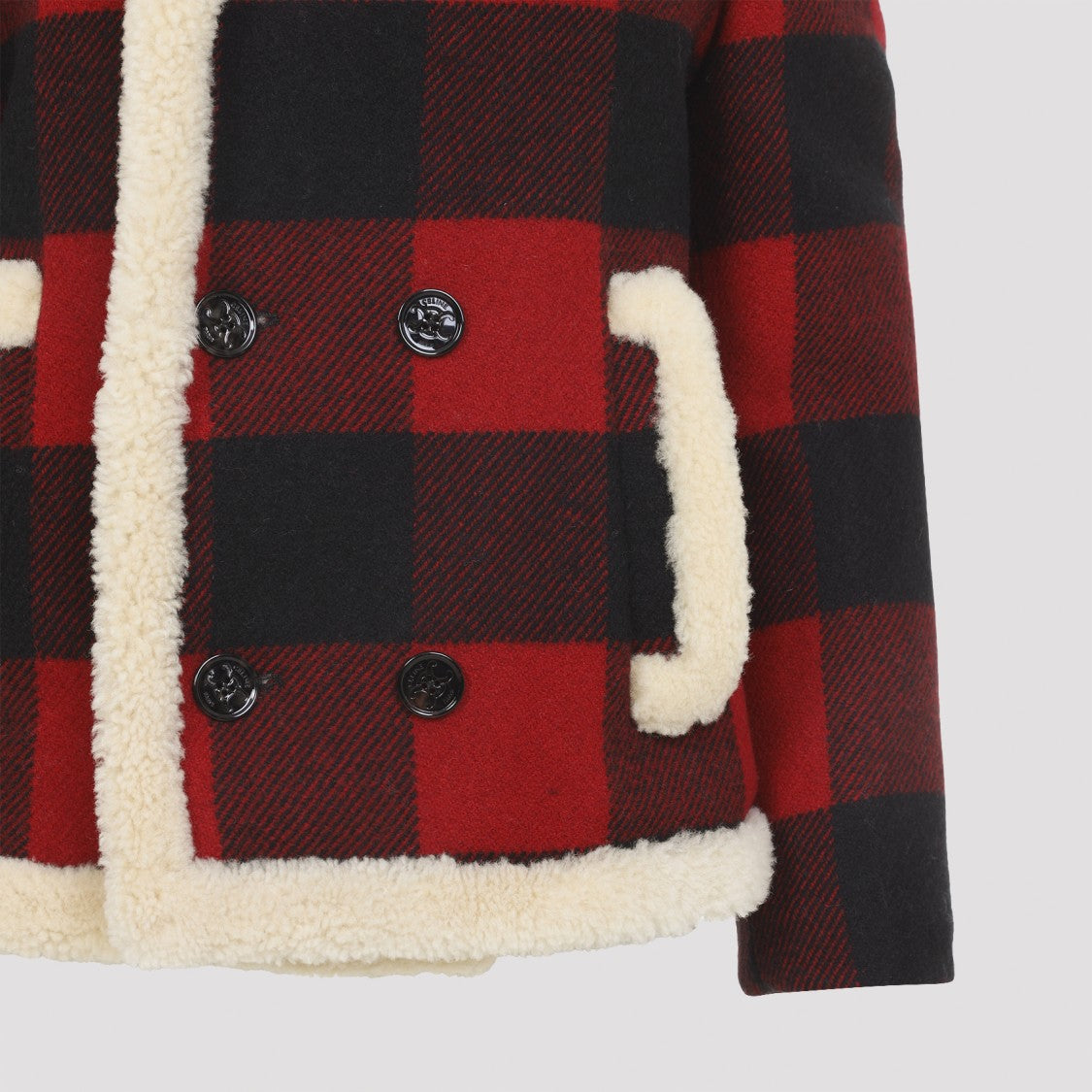 Celine Caban Shearling Jacket