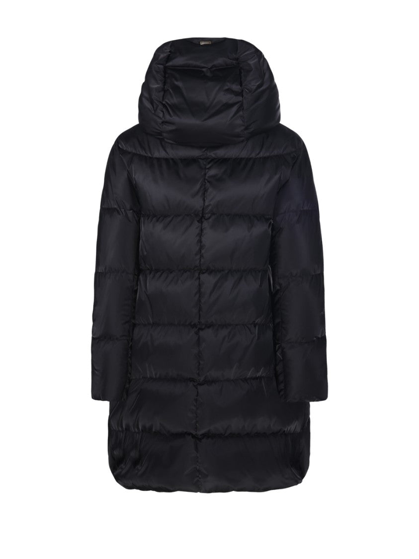 Herno Quilted Down Coat With Oversized Hood