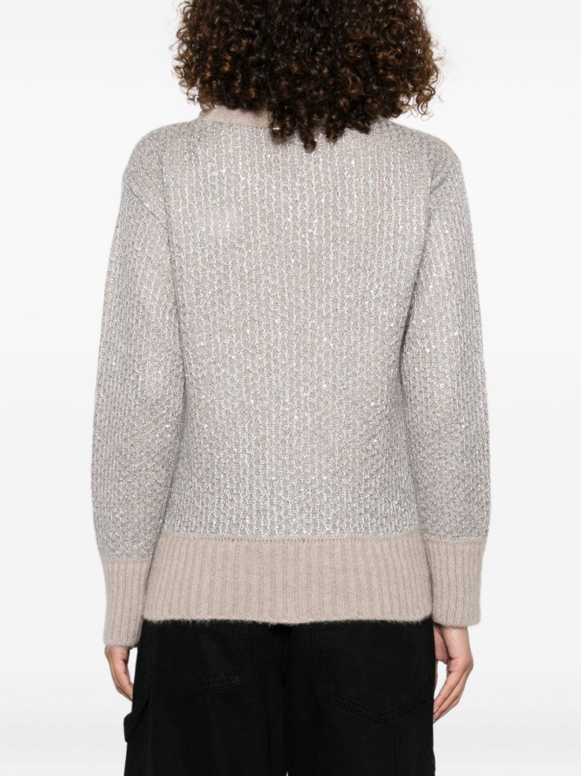 Herno Textured Knit Alpaca Blend Sweater