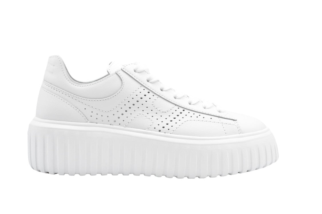 Hogan Lace-Up Sneakers With Elevated Platform