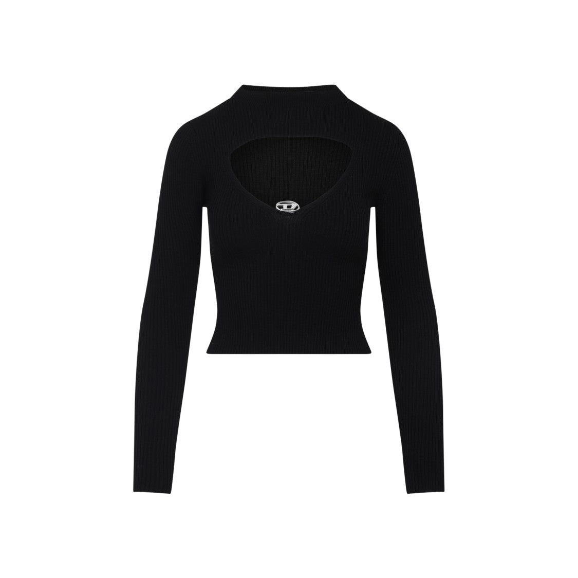 Diesel Long-Sleeved Fitted Wool Top