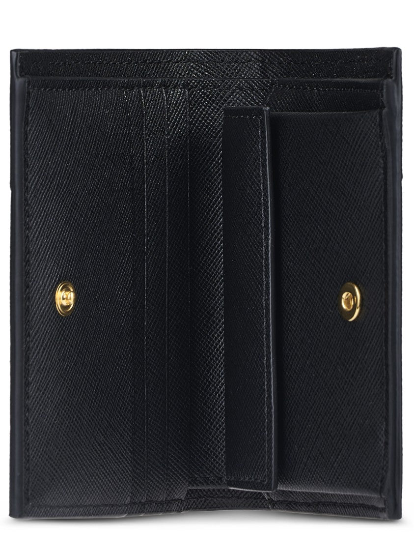 Marni Textured Leather Wallet With Gold-Tone Lettering