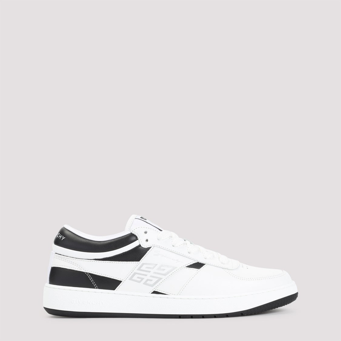 Givenchy White Calf Leather G Move Low Sneakers