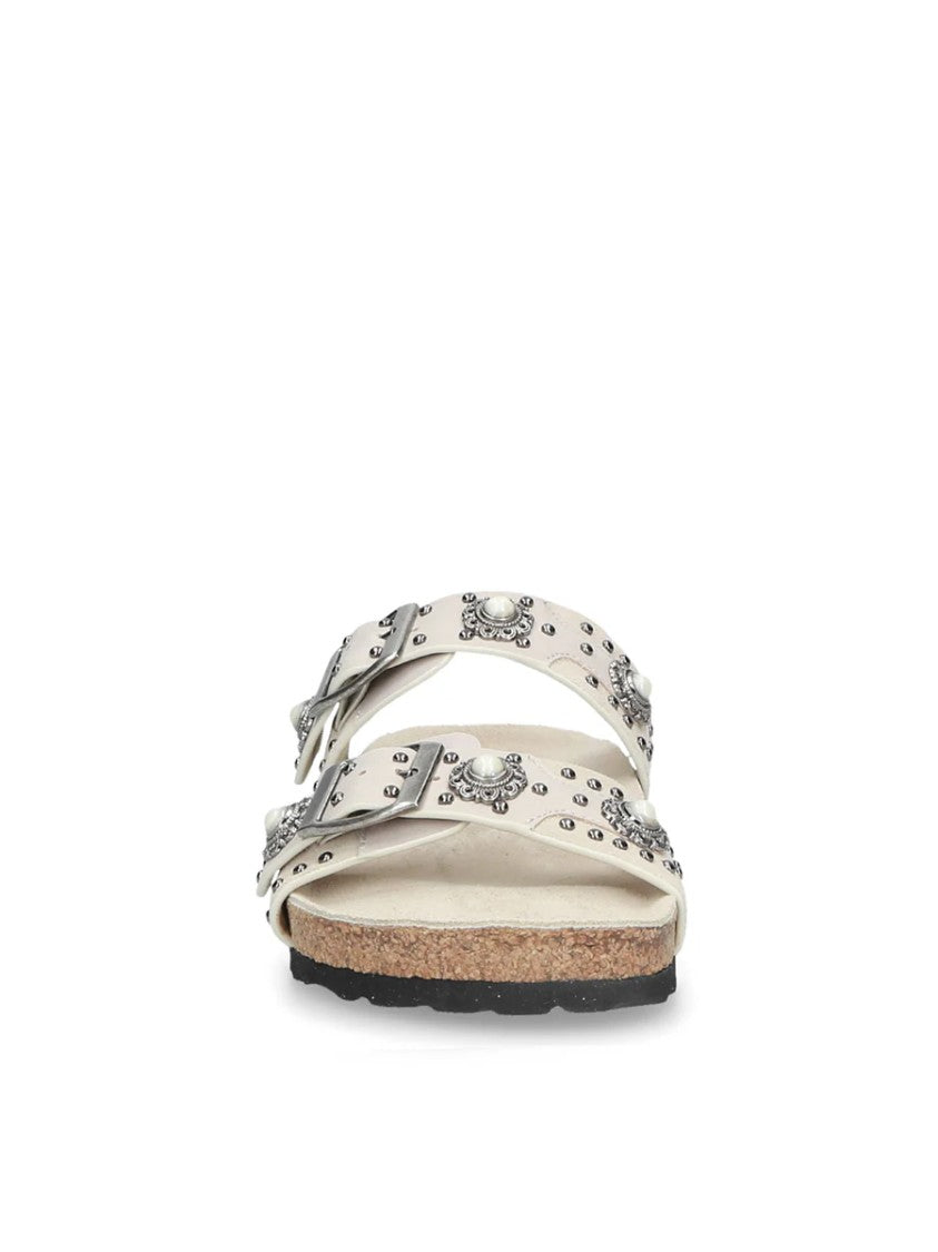 Elena Iachi Cream Ergonomic Bottom Slipper