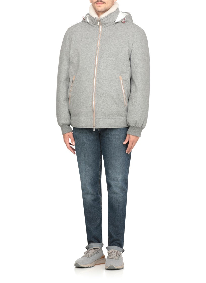 Brunello Cucinelli Wool Down Jacket